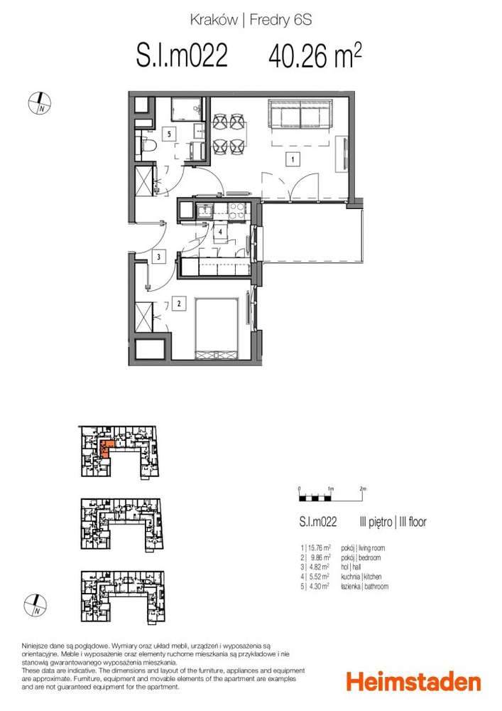 Bez Prowizji | Funkcjonalne 2 pokoje | Balkon  - Pełny obrazek: 2/20