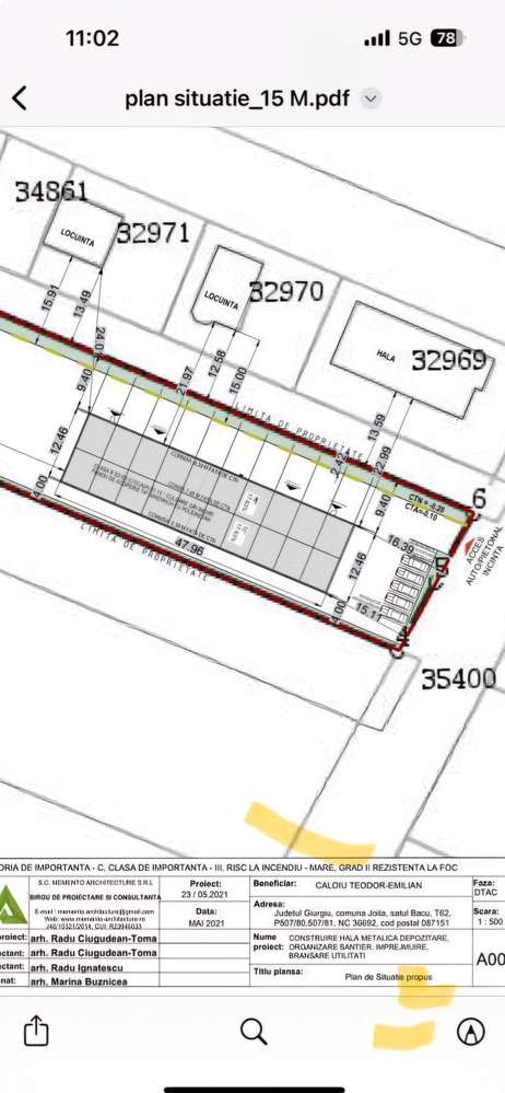 Hală industrială 600 mp | Teren 1.800 mp | Joița –  Acces A1 &A0** - Imagine principală: 4/4