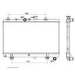 Radiator racire Kia Rio (Dc), 08.2002-02.2005, Motorizare 1,3 60kw; 1,5 72kw Benzina, tip climatizare Cu/fara AC, cutie Manuala, dimensiune 647x350x26mm, Cu lipire fagure prin brazare, - 1