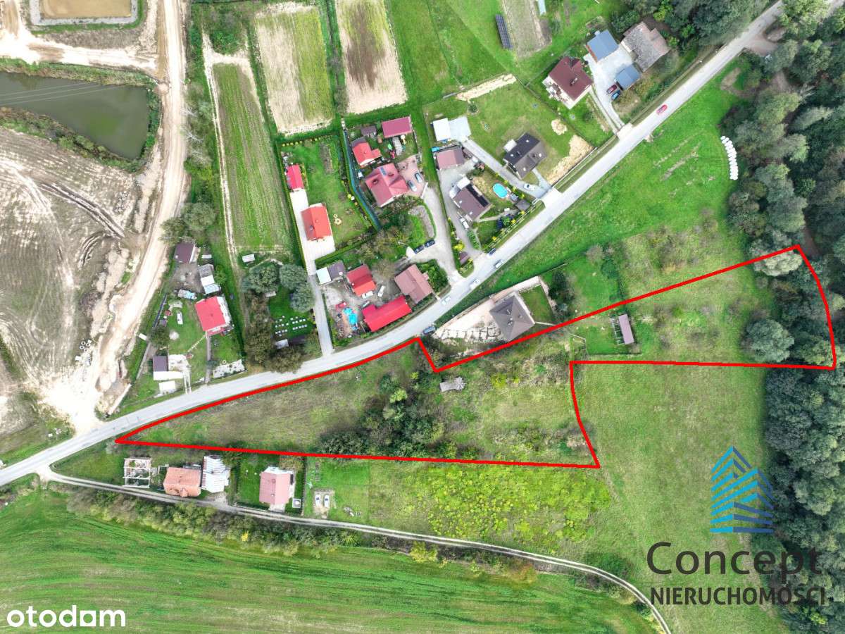 Jasień,  działka 81 ar z WZ na 9 domów!-5