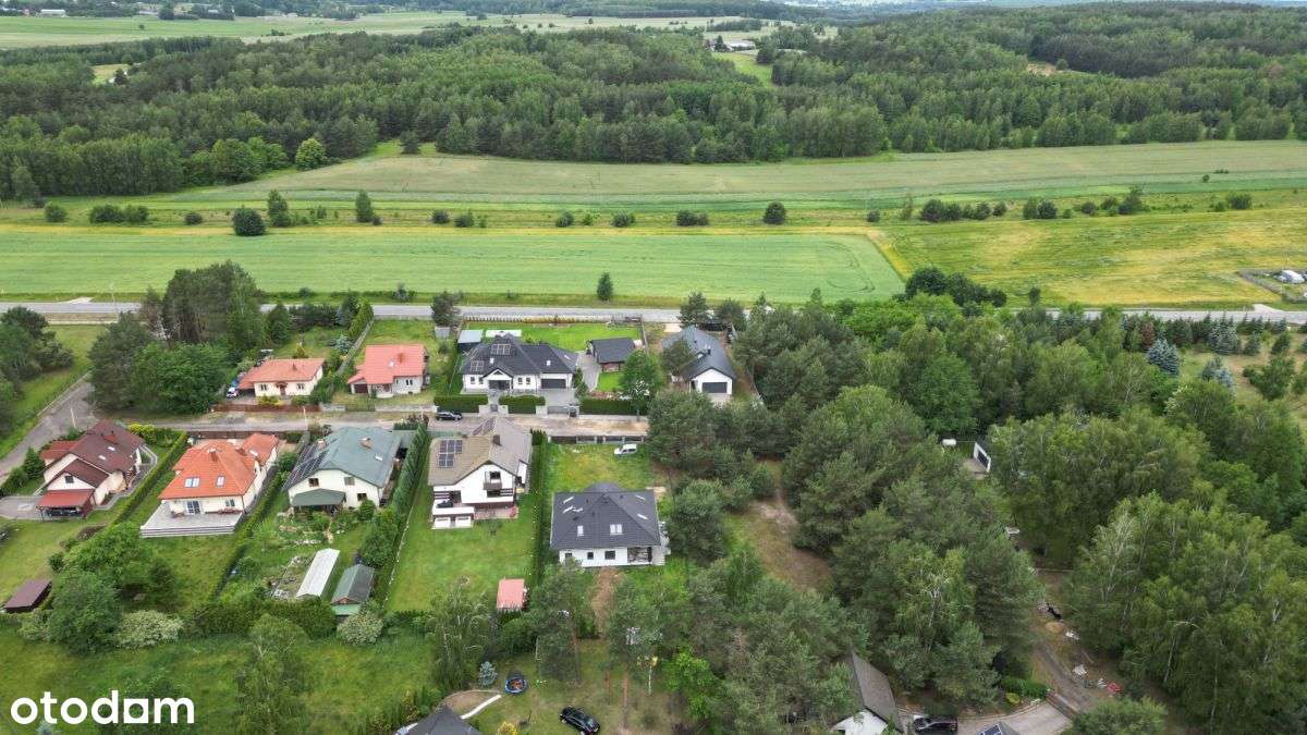 Otoczony zielenią nowoczesny dom w Brzezinach - Pełny obrazek: 4/20