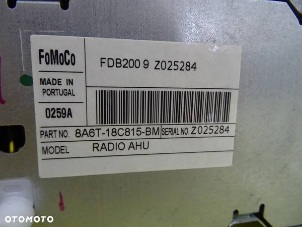 RADIO FORD FIESTA MK VII 8A6T-18C815-BM NR97 - 6