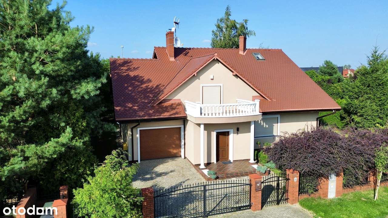 Komfortowy dom | 2 garaże | Klimatyzacja | Monitoring | Ogród Zimowy - Pełny obrazek: 1/20