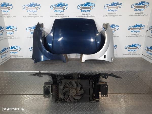 FRENTE COMPLETA FORD FIESTA V 5 MK5 CAPOT PARACHOQUES GUARDA-LAMAS OTICAS RADIADOR VENTILADOR FRENTE FIBRA REFORÇO - 9