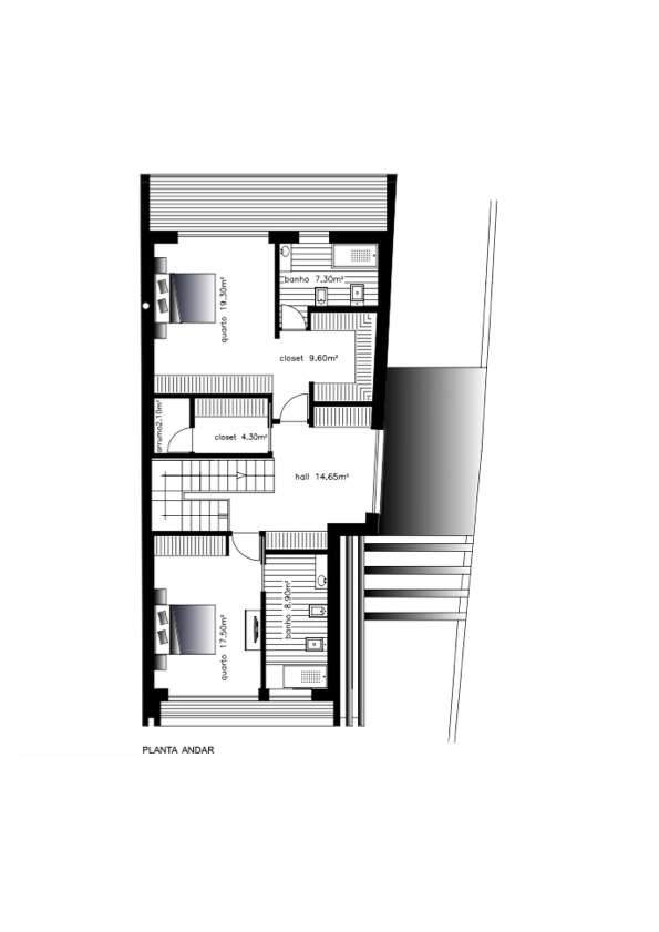 Terreno com projeto aprovado, Vilar, Aveiro - Grande imagem: 3/4