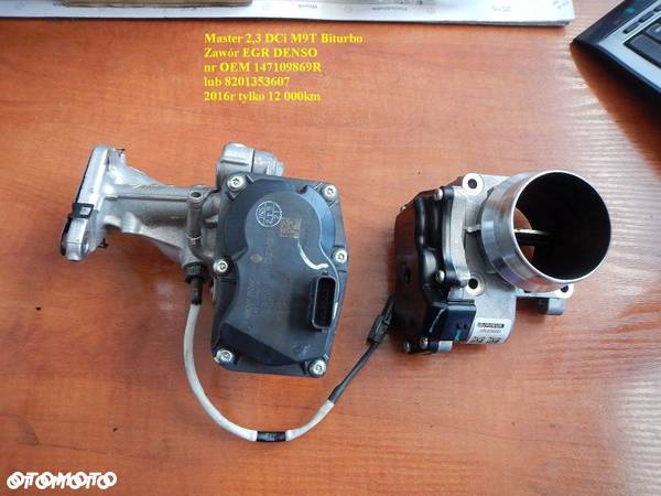 ZAWÓR EGR MASTER 2,3 DCI BITURBO 147109869R Denso - 1