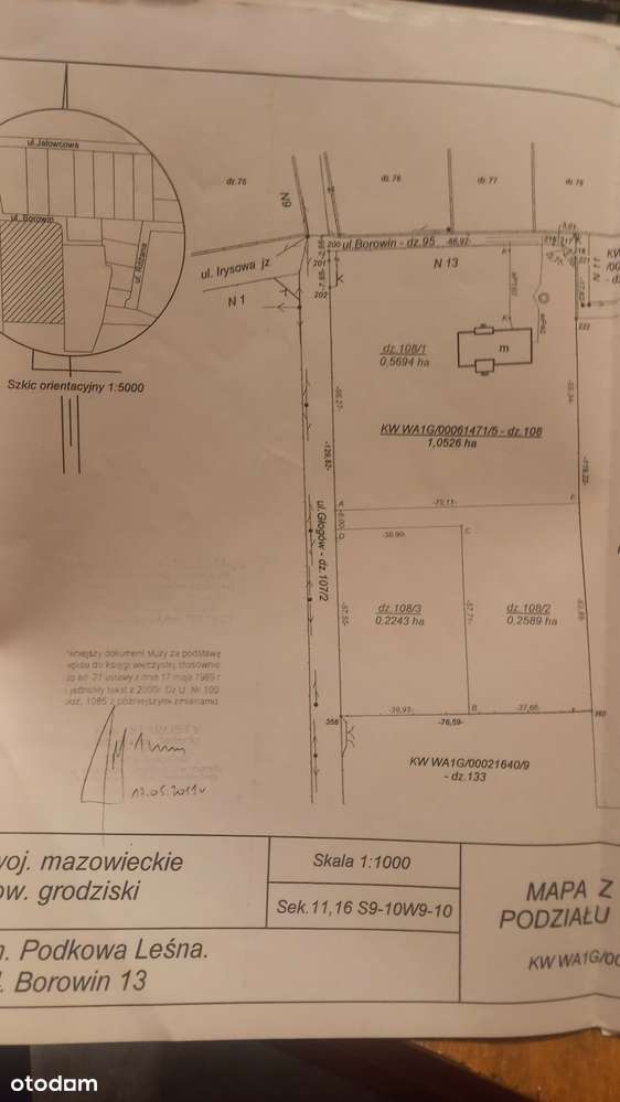 Działka koło Klubu Jeździeckiego w Mieście-Ogrodzie Podkowa Leśna - Pełny obrazek: 5/5
