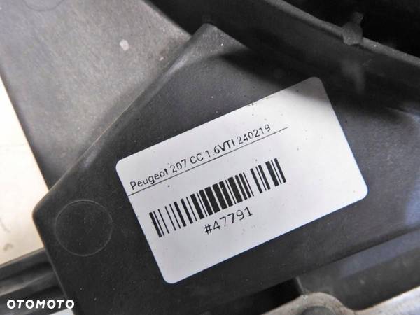 WENTYLATOR DMUCHAWA PEUGEOT 207 1.6 VTI 9653804080 - 5