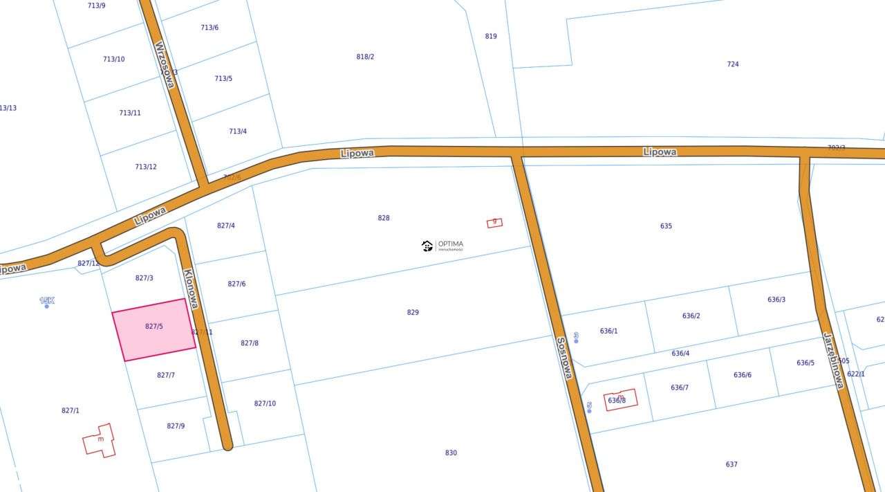 Gościno ul. Klonowa, 1233m2, warunki zabudowy - Pełny obrazek: 5/6