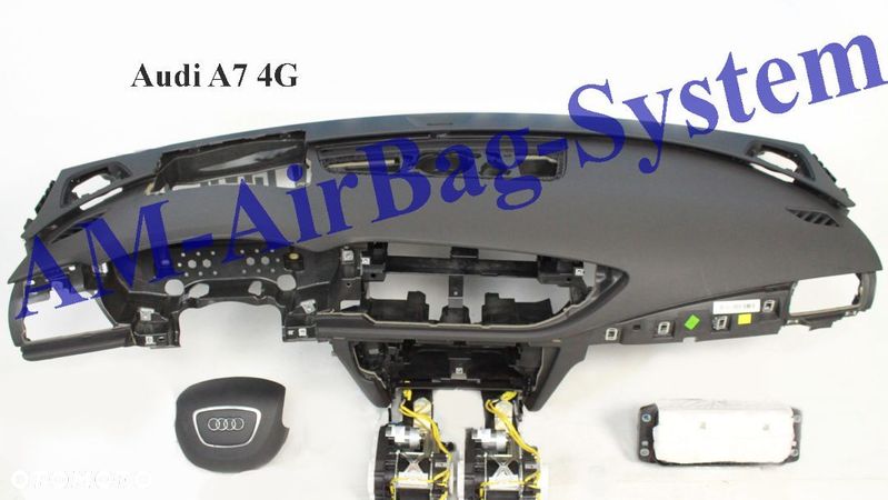 Audi A7 4G Deska Poduszki Pasy AirBag Konsola Kokpit Regeneracja - 1