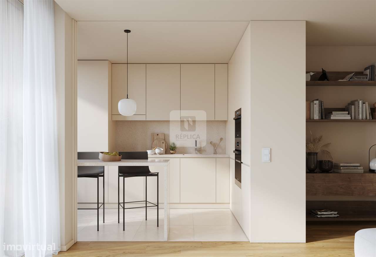 T1 Terraço 85 m2 e Garagem Matosinhos Sul | T1 Novo Porto | Sul 482 - Grande imagem: 4/15