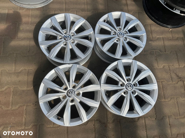 FELGI ALU VOLKSWAGEN VW 2G 2G0 POLO 15 5X100 ET40 NOWY MODEL ORYGINALNE - 2