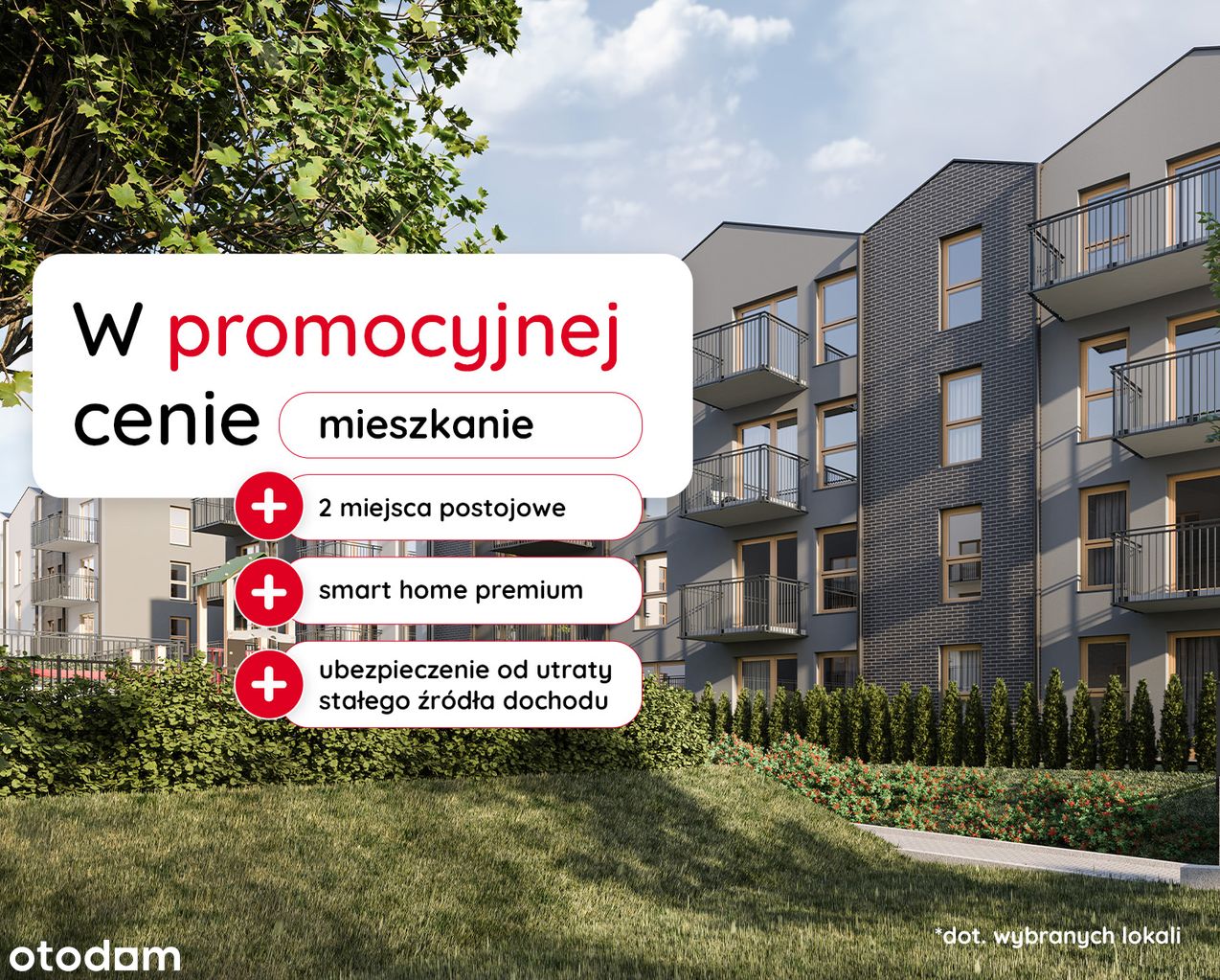 4-pokojowe mieszkanie 79m2 + balkon