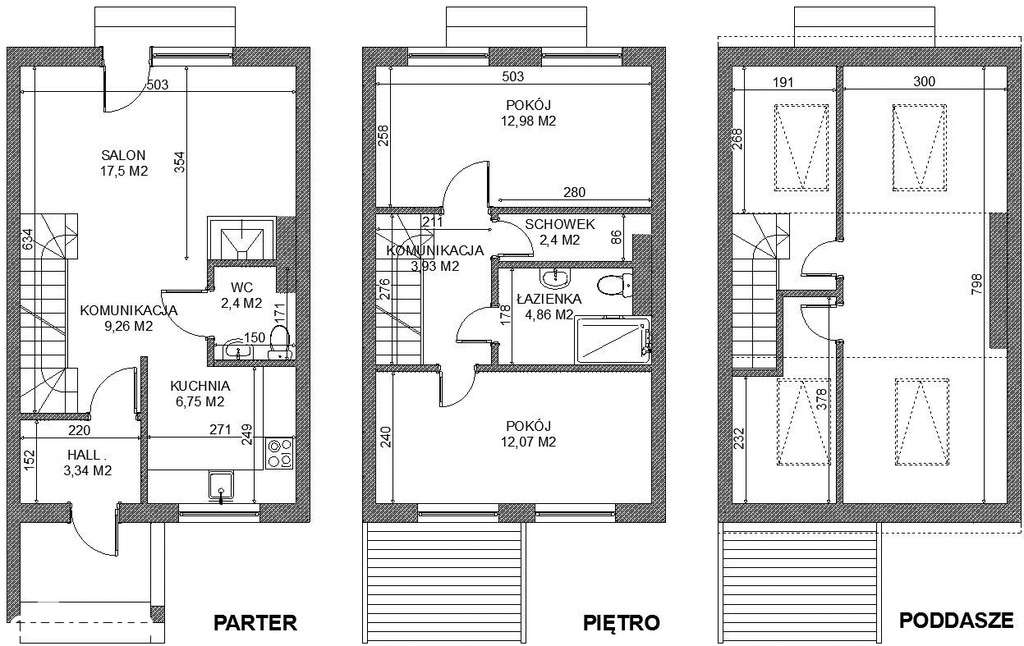 Komfortowy dom w zabudowie szeregowej z ogrodem-19