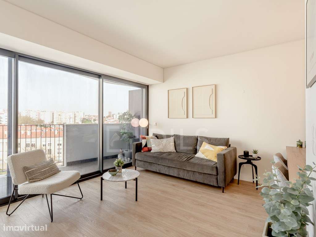 Apartamento T1 nos Olivais, com varanda, estacionamento e arrecadação - Grande imagem: 4/15