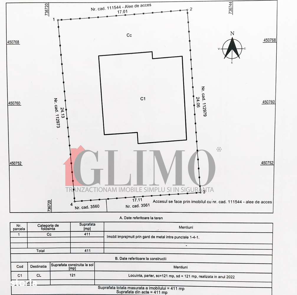 Casa noua 121mp, teren411mp, moderna, utilata si mobilata, Vanatori-GL-4