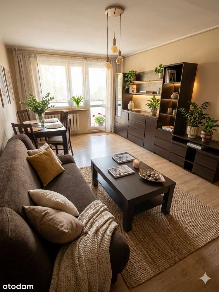 Słoneczne 3 pokoje + balkon, 67m², 2 piętro, Zagórze, bezpośrednio