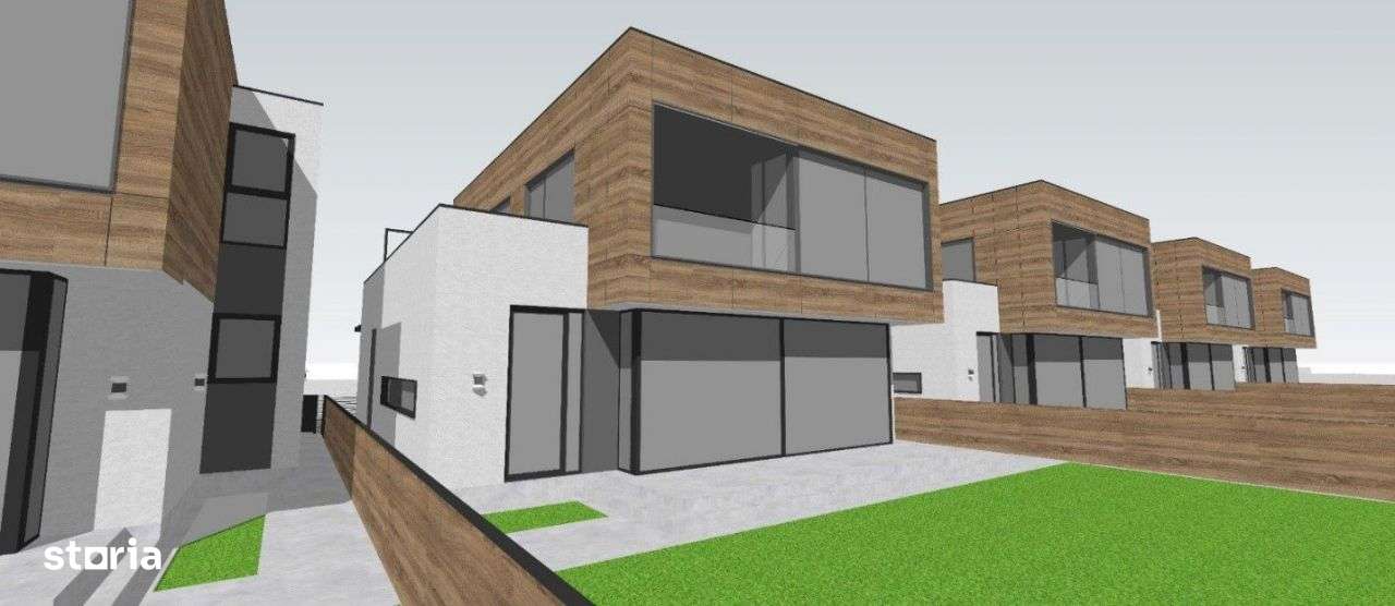 Vila P+1E, 162 mp utili, gradina - Ansamblu rezidential - zona Pipera - Imagine principală: 4/11