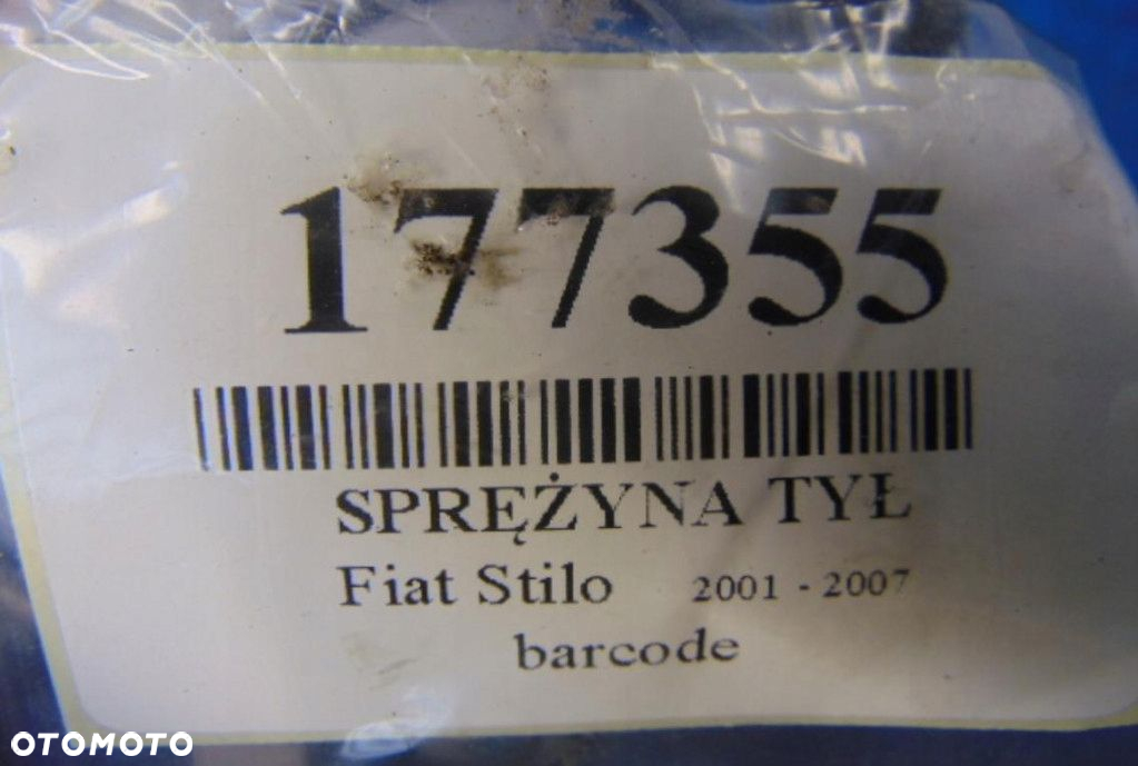 FIAT STILO SPRĘŻYNA TYL LEWAPRAWA - 3