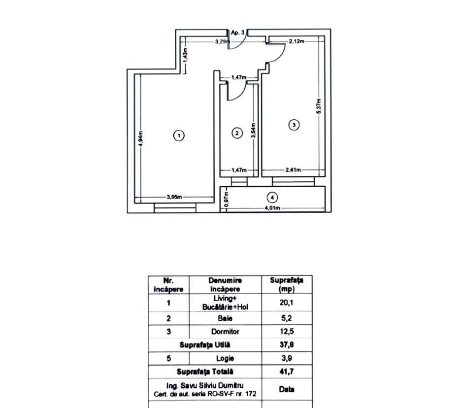 Microapartament 2 camere | 42 mp | balcon | Ipotesti zona Carrefour-7