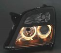 FARÓIS FRONTAIS ANGEL EYES PARA OPEL VECTRA C 02-05 E OPEL SIGNUM 03-05 PRETO - 3