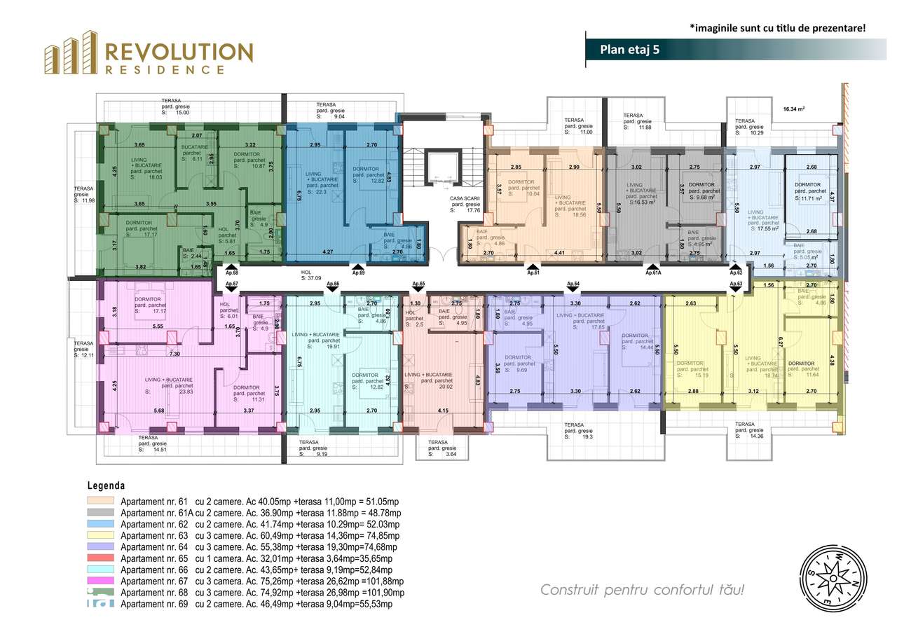 COMISION 0% Apartamente  2 si 3 camere-Regele Ferdinand 77E,Baia Mare-9