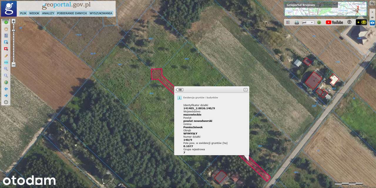 Wymysły- 7 działek budowlanych OFERTA DLA DEWELOPERA pod osiedle domów-14