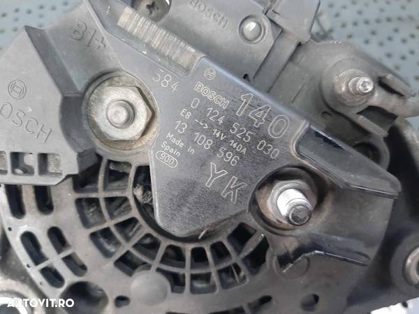 alternator opel zafira a  astra g vectra 2.0 dti  2.2 dti 0124525030  13108596 - 2