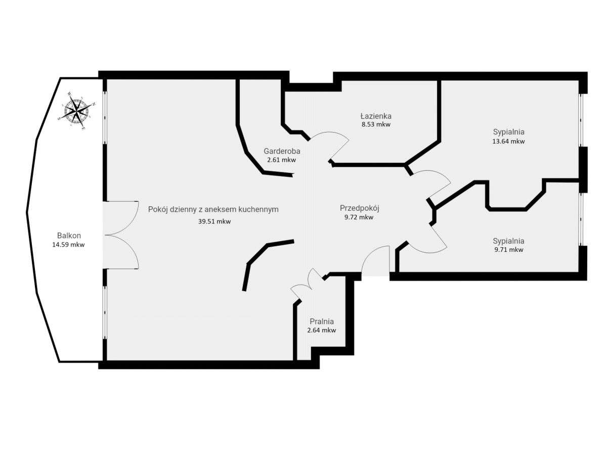 3 pokoje, oryginalny rozkład, świetna lokalizacja-17