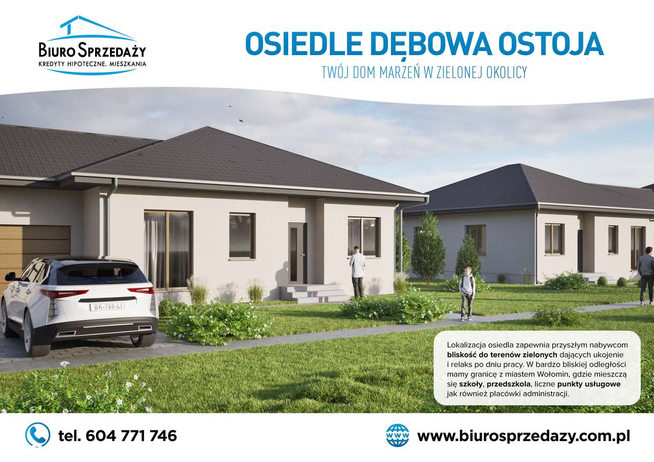 POŁÓWKA BLIŹNIAKA Z GARAŻEM+DZIAŁKA+PODJAZD - Pełny obrazek: 3/11