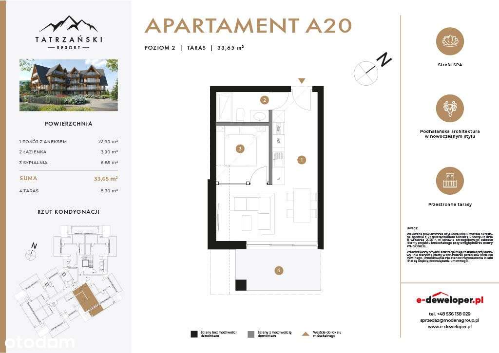 Tatrzański Resort Apartament A20 - Pełny obrazek: 4/11