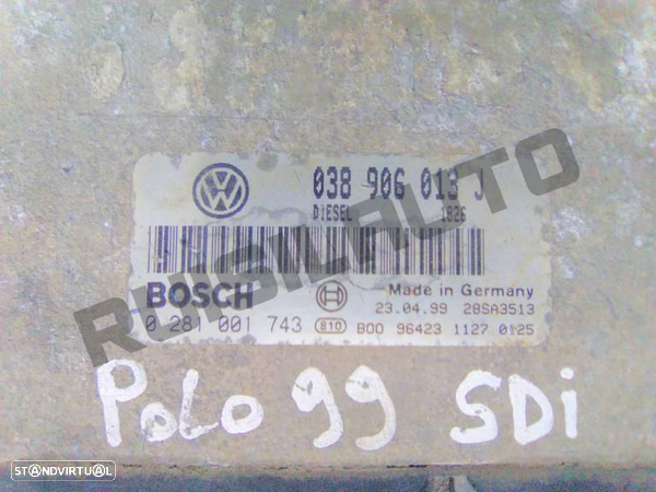 Centralina Do Motor 02810_01743 Vw Polo (6n1) 64 1.9 Sdi [1994_ - 2