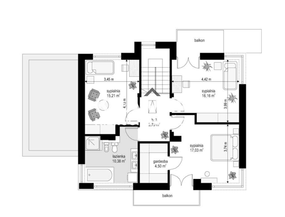 Rekuperacja, pompa ciepła! Domy na działkach 760m2 - Pełny obrazek: 5/10