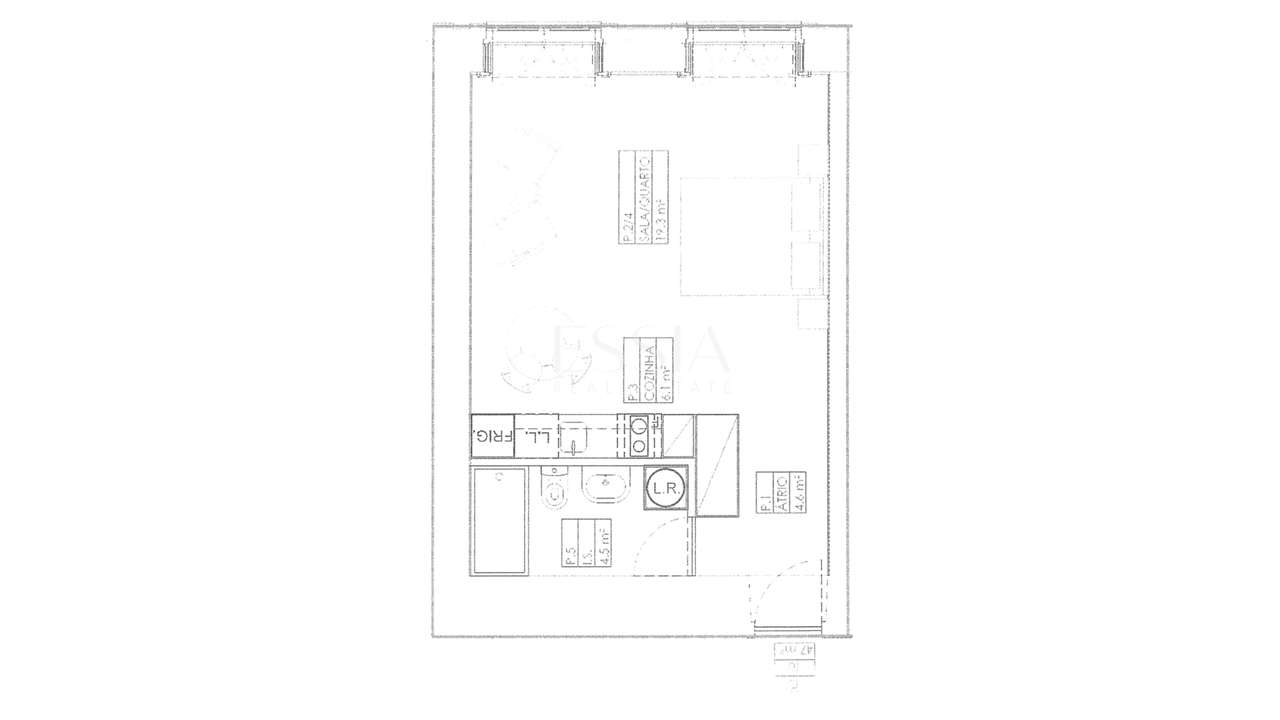 Apartamento T0 Mobilado e Equipado - Para Habitação ou AL | Cedofeita-17
