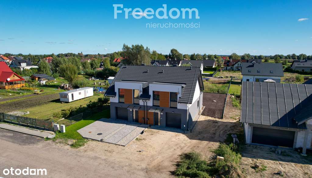 Nowoczesny dom w zabudowie bliźniaczej – Pszczółki - Pełny obrazek: 5/16