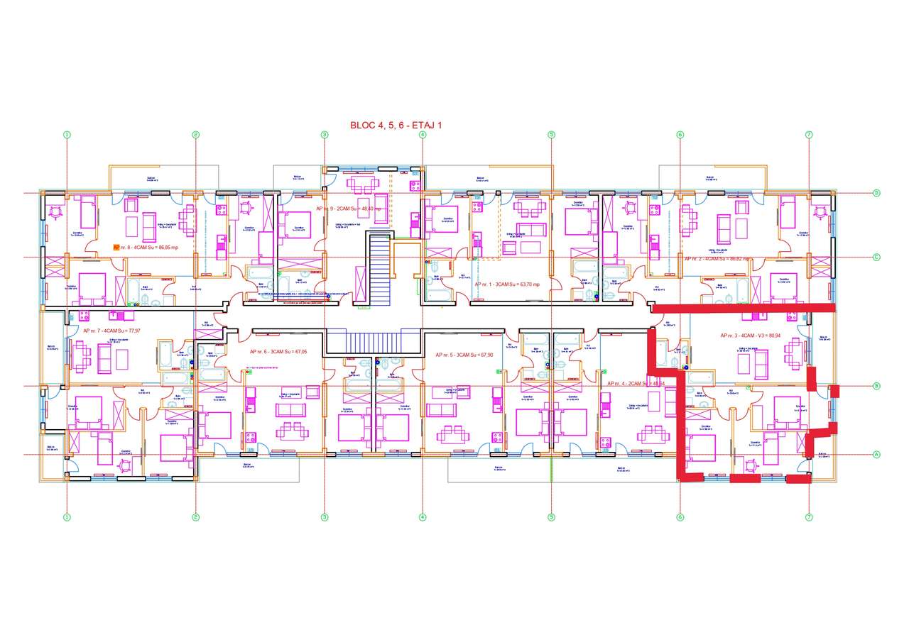 Apartament 4 camere – Doamna Stanca, Șelimbăr, bloc finalizat, parcare - Imagine principală: 5/18