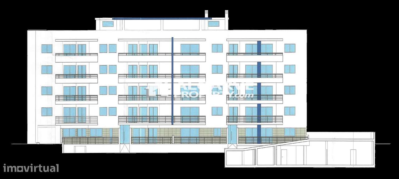 Apartamentos T3 em condomínio de arquitetura moderna com jardim perto-6