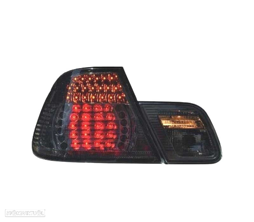 FAROLINS TRASEIROS LED PARA BMW E46 99-03 ESCURECIDOS - 3