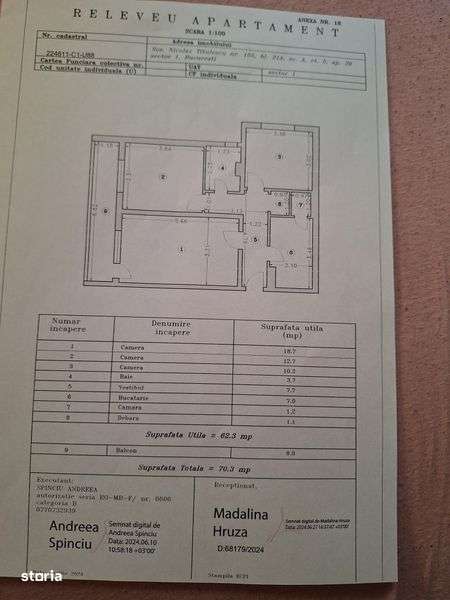 Apartament 3 camere