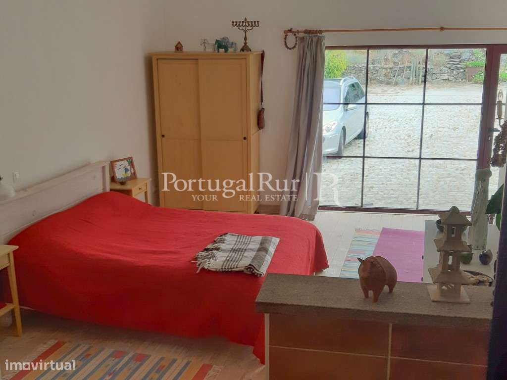 Quinta Rural 8.000 m2 - 2 Casas Habitáveis - confina com Ribeira-12