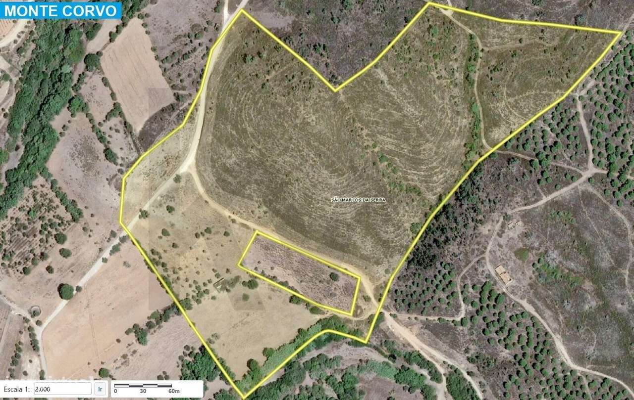 S. Marcos da Serra: Prédio misto com 10 Hectares - Ruína e anexos, con - Grande imagem: 5/46