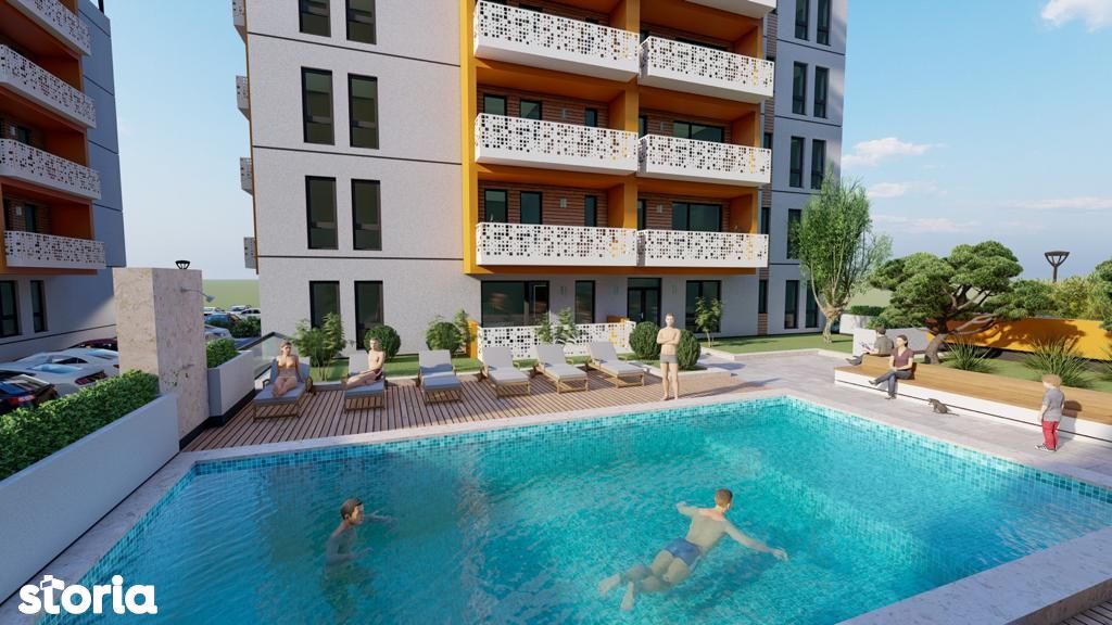 Ansamblu Rezidential - Apartament 3 camere - Finisaje Premium- Piscina