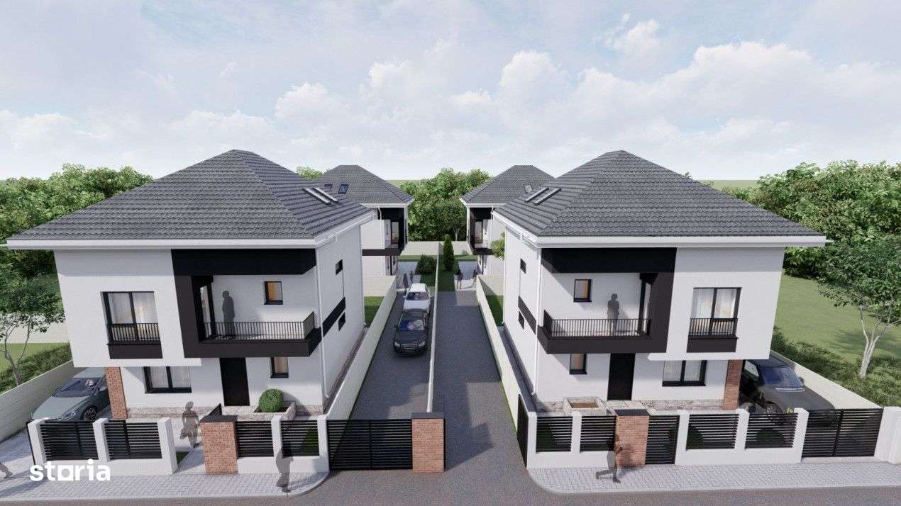 Vanzare Casa/Vila P+1+M Bragadiru-Celofibrei Ansamblu id nr 40 - Imagine principală: 2/14