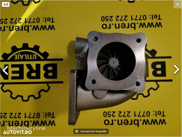 Turbocompresor motor ISUZU (1-14400332-0) pentru excavator HITACHI nou - 2