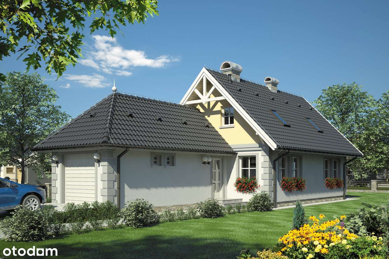 Nowy, wolnostojący, energooszczędny dom Wapienica ul.Perłowa - Pełny obrazek: 2/6