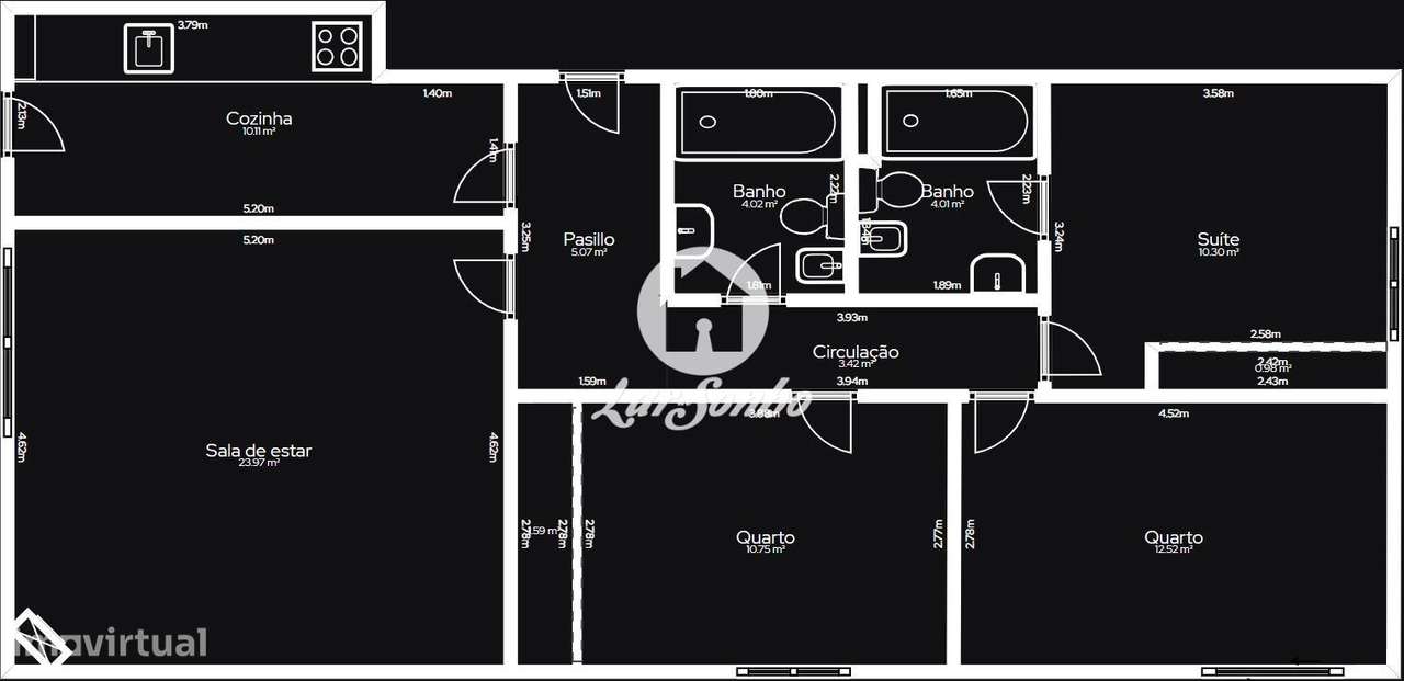 Apartamento T3 na Póvoa de Varzim com vista mar-25