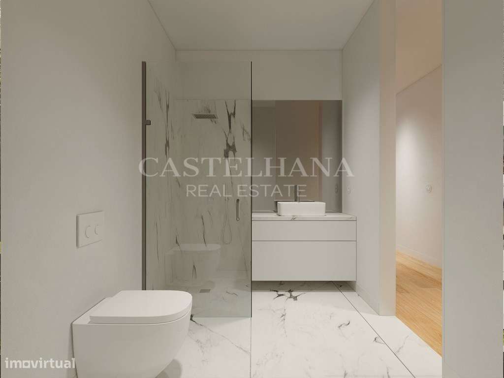 Apartamento T0 com logradouro em novo empreendimento no centro do P... - Grande imagem: 4/45