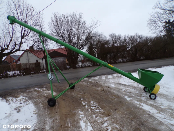 Przenośnik ślimakowy/ŻMIJKA do zboża/pelletu fi140/fi200; 2-12m podpora OD RĘKI - 3