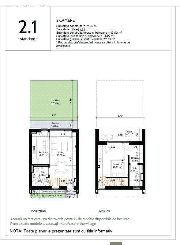 H4L VILLAGE, duplex, 0% comision - Imagine principală: 5/6