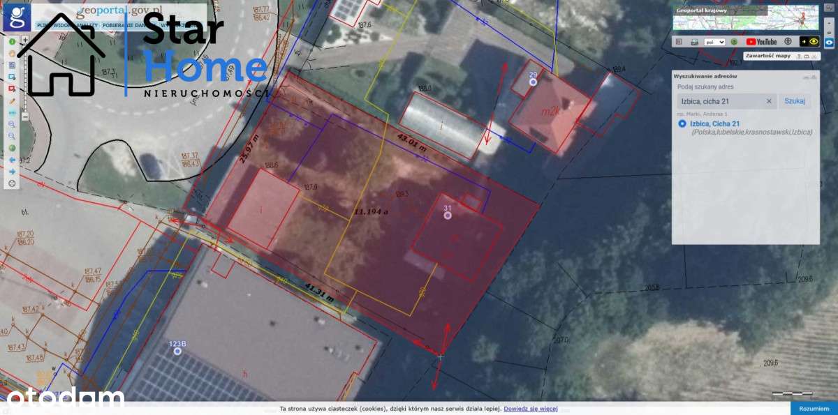 Dom z lokalem usługowym | Izbica, ul. Cicha | c-3
